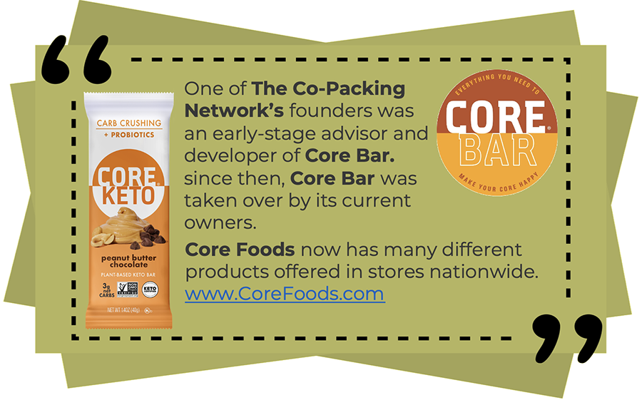 Co-Packing Network Burst - Core Bar