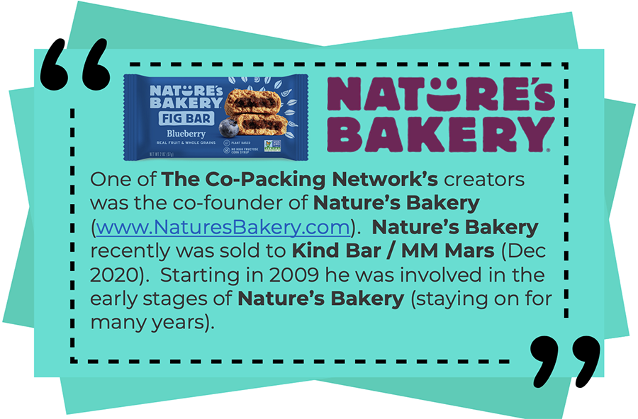Co-Packing Network Burst - Nature's Bakery 2